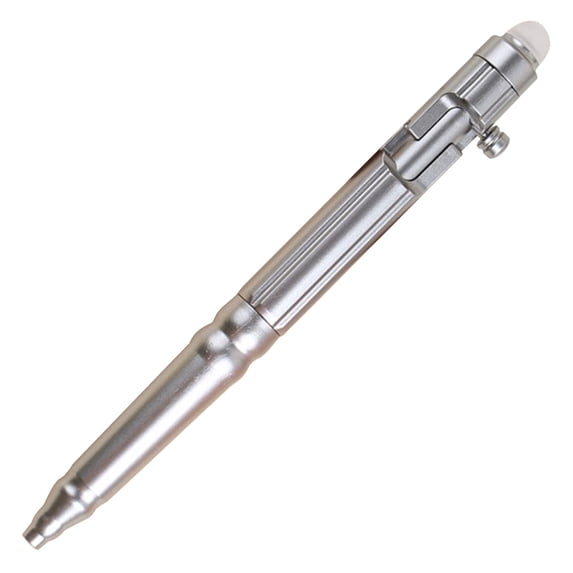 Retractable Erasable Gel Pens, 0.5mm Point Smooth Writing Erasable Ink Pens For Note Taking Marking Planner Puzzles, 3ml (Silver, 14*1CM)