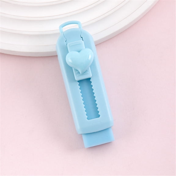 Retractable Eraser, Push Pull Cute Eraser, Clean Erasing Tool, Heart Design, 5 Pack