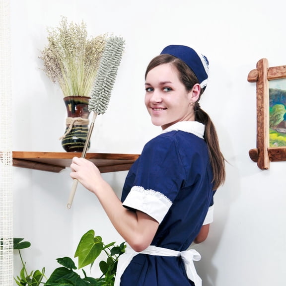 Retractable Extendable Cleaning Feather Duster Household Dust Sweeping Tool Ceiling Fan Wall Furniture Dust Removal