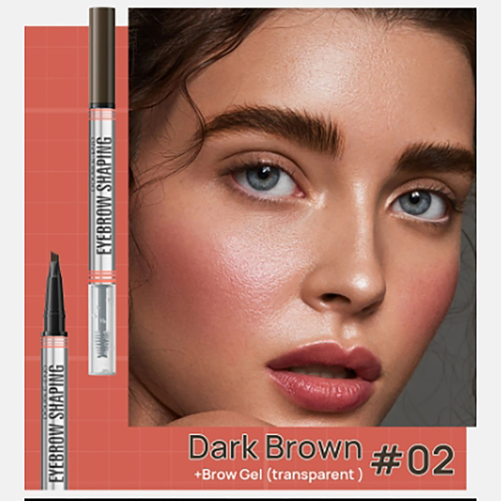 Retractable Eyebrow Pen Soft Textured Long Wearing Microbalding 1.9ml