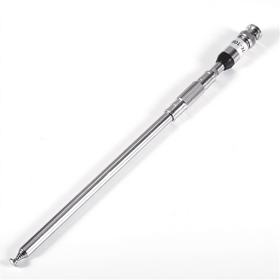 Retractable FM Walkie Talkie Antenna Radio Antenna 76-108MHz BNC Interface Antenna,1 * FM Antenna