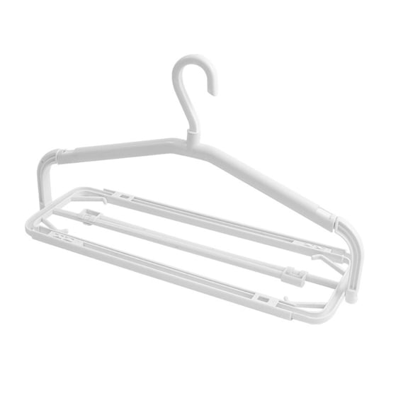 Retractable Foldable Laundry Hanger Space Efficient Expandable Clothes Drying Rack For Living Spaces Wardrobes Organiser