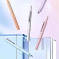 thumbnail image 1 of Retractable Fountain Pen 0.38mm Extra Fine Nib Transparent Refillable Smooth Writing, 1 of 9