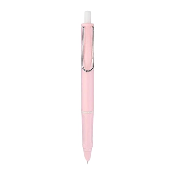 Retractable Fountain Pen 0.38mm Extra Fine Nib, for Campus Daily Writing and Calligraphy Practice, Replaceable Ink Sac Pen for Long Term Study Use