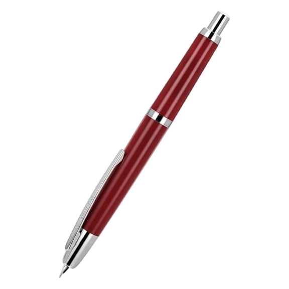 Retractable Fountain Pen, Click Fountain Pen Fine Nib, Capless Fountain Pen, Click-To-Write Pen with Black Ink Cartridges, for Writing Journaling Sketching Drawing by Elapind