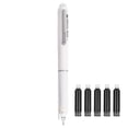 thumbnail image 1 of Retractable Fountain Pen Set – Medium Nib Signature Pen with 5 Black Ink Cartridges – Smooth No-Leak Writing for Office, Journaling & Calligraphy,E, 1 of 5