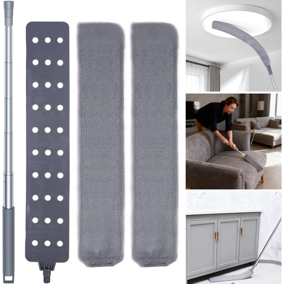 Retractable Gap Dust Cleaner Cleaning Tools with 2 Microfiber Dusting ...