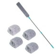 thumbnail image 1 of Retractable Gap Dust Cleaner with Extension Pole, Flat Duster for Under Appliances, Bendable Microfiber Duster for Under Furniture, Refrigerator and Couch, Washable Dusting Wand, 1 of 7