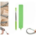 thumbnail image 1 of Retractable Gap Dust Cleaner with Reusable Microfiber Cloths,Extendable Duster Brush for Under Furniture, Couch, Ceiling & Blinds,Washable Cleaning Tool for Hard-to-Reach Areas(Green,4.43in), 1 of 12