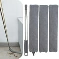thumbnail image 1 of Retractable Gap Duster with Extension Pole, Extendable Flat Duster for Under Refrigerator & Furniture, Includes 3 Washable Microfiber Cloths, Under Appliance Cleaning Tool, 1 of 7