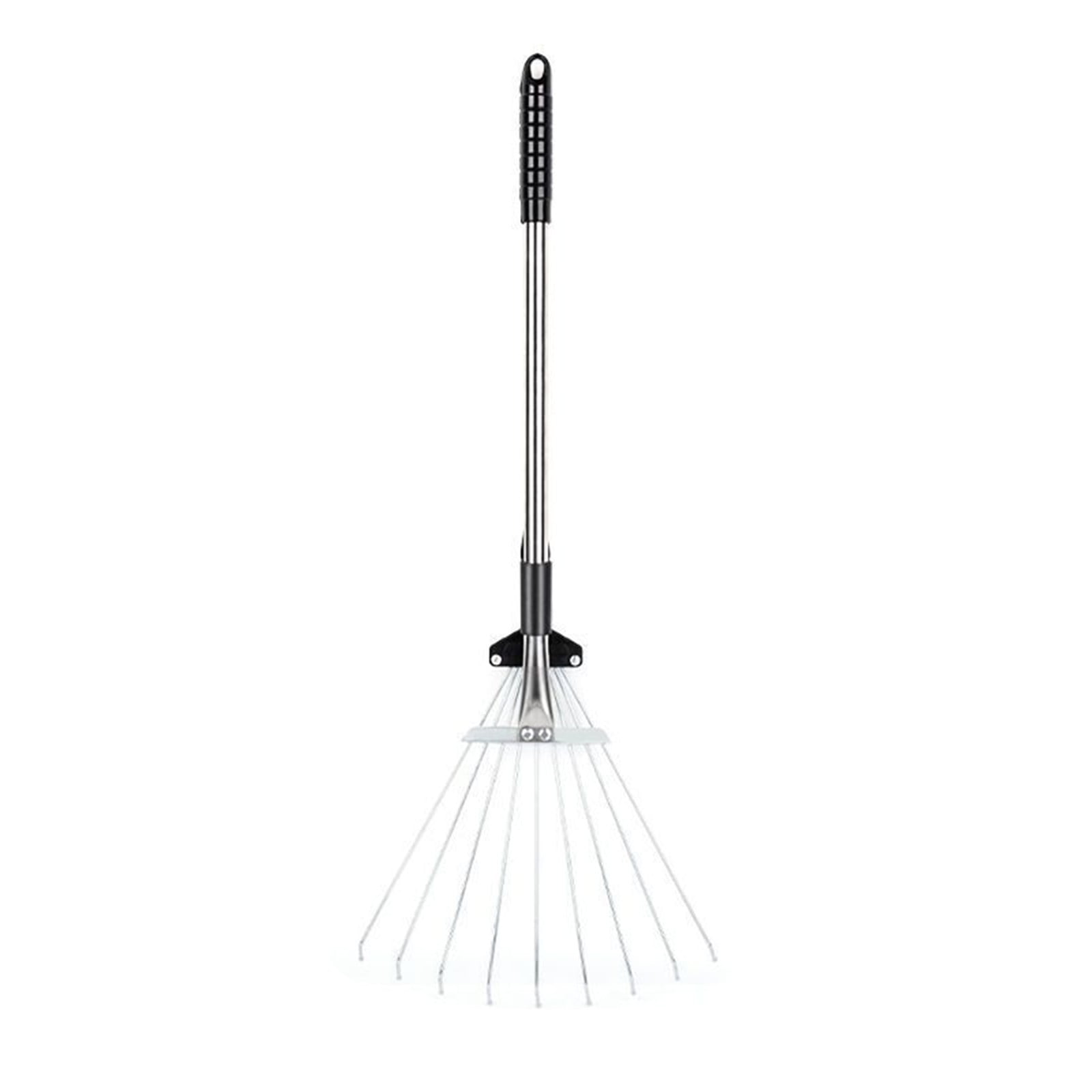 Round Leaf Rake Retractable Garden Deciduous Rake Rake Garden Rake Stainless Steel ...