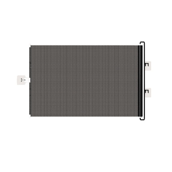 Retractable Gate for Doorways and Stairs, Mesh Safety Gate for Pet, Indoor & Outdoor Use, One-Hand Operation, Easy Installation, 15.7" Tall, Expands to 50" Wide