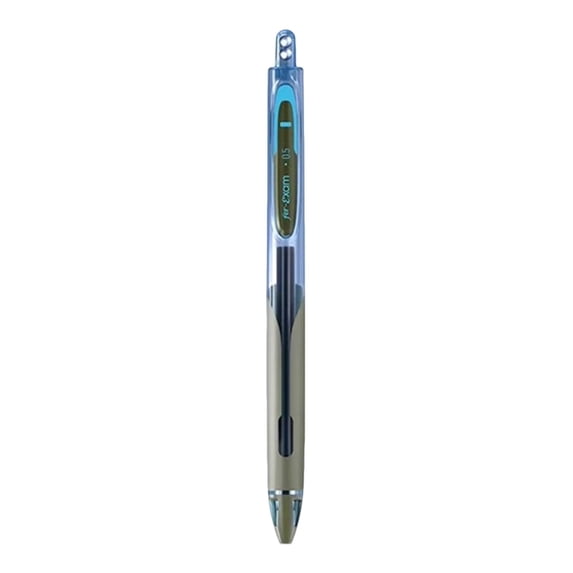 Retractable Gel Ink Pens, Black Ink 0.5mm Fine Point Click Pen for Smooth Writing Journaling Note-taking, No Ink Bleed, Quick Drying, Smear & Smudge Free, Portable Gel Pens, 1Pc(Blue,5.7x0.4")