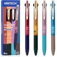 thumbnail image 1 of Retractable Gel Ink Pens: Multi Colored 0.5mm Fine Point 2 in 1 Colorful Click Pen Assorted Color 4ct No Smear & Bleed for Smooth Writing Journaling Drawing Notetaking, 1 of 7
