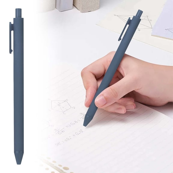 Retractable Gel Pen, 0.5mm Smooth Writing Ballpoint Pen with Large Capacity