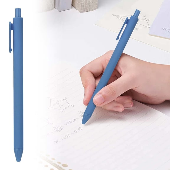 Retractable Gel Pen, 0.5mm Smooth Writing Ballpoint Pen with Large Capacity