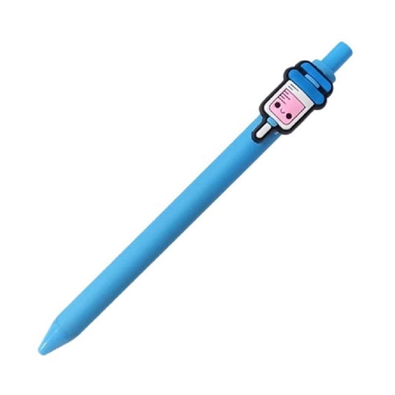 Retractable Gel Pen 0.5mm Tip Doctore Nurse Gel Pen Quick Drying Journaling Pen Smooth Writing for Writing
