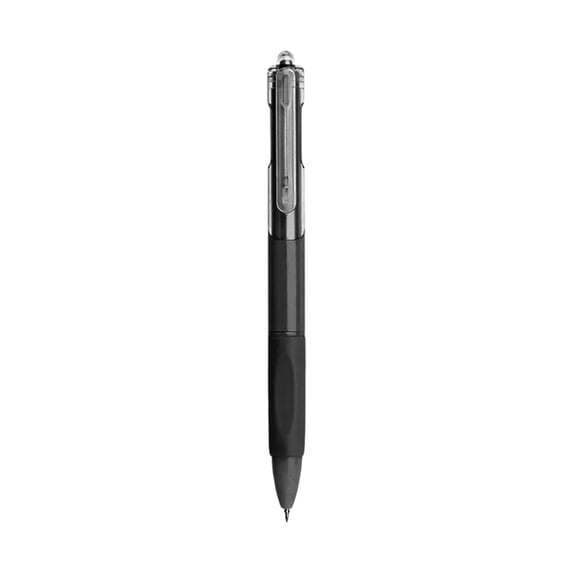 Retractable Gel Pens, 0.5mm Fine Point Black Ink Pen with Refillable 0.03 fl oz Ink for Office Notes Journaling Planner, Black Barrel