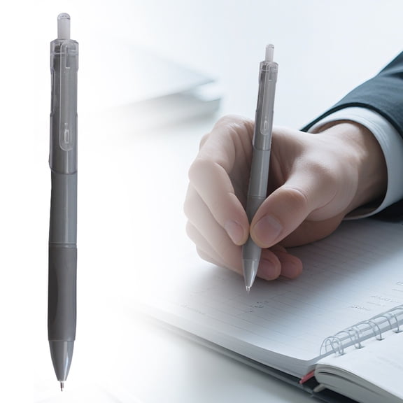 Retractable Gel Pens, 0.5mm Fine Point Click Gel Pens, Quick-Dry Black Ink Ballpoint Pens, No Bleed Smooth Writing Pens, Sleek Neutral Tone Retractable Pens for Note-Taking, Durable Stationery Pens
