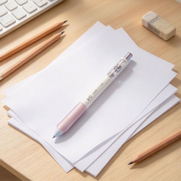 Retractable Gel Pens Textured Finger Grip for Office Desks, Retractable Gel Pens with Ink Level Window for Journal Pages, Fine Line Tip Rounded Cap Edge Retractable Gel Pens for Office Desks