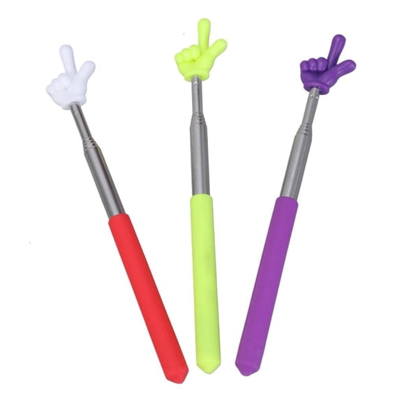 Retractable Hand Pointing Stick Teaching Hand Pointer Finger Pointers Classroom Pointer Telescopic Teachers Pointer