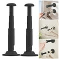 thumbnail image 1 of Retractable Hanger Holder for Laundry Room, Wall Mount Organizer Rack for Lightweight Clothes, No-Drill Suction Cup Extendable Laundry Hook Rod, Keep Empty Hangers Handy, 2 Pcs, 8.07x2.75", 1 of 8