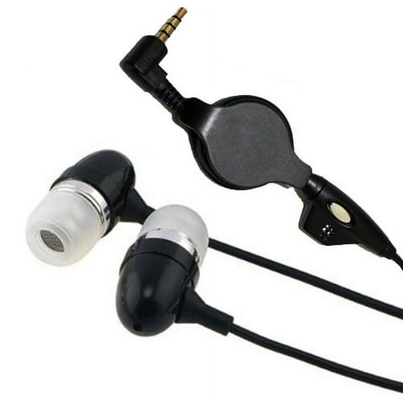 Retractable Headset Hands-free Earphones w Mic Compatible With iPod Touch 5 4th Gen 3rd Gen 2nd Gen 1st Gen Nano 7th Gen 5th Gen, iPad Pro 12.9 Mini 4 3 2, Air 2