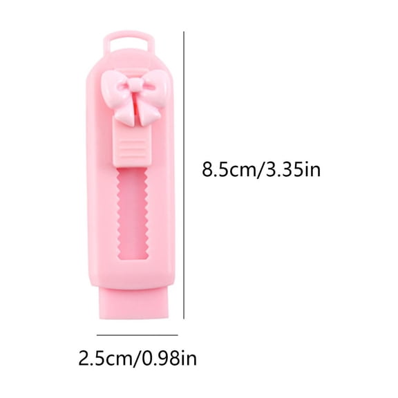 Retractable Heart Shape Pencil Eraser, Portable Wiping Tool, Yellow