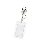 Retractable IDs Badge Holder with Carabiner Clip Vertical Card Protectors for Convenient Use in Offices and Campuses
