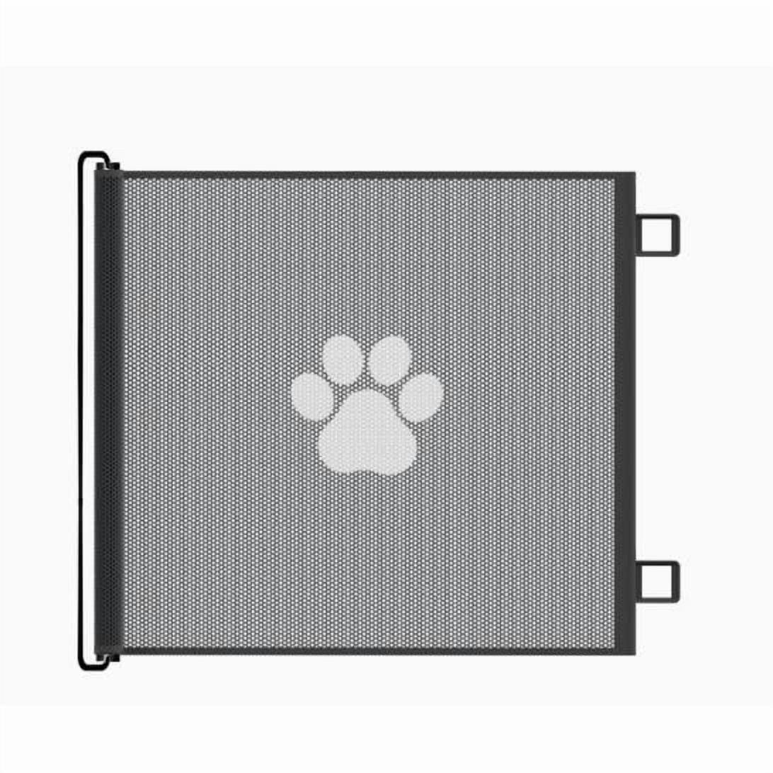Retractable Indoor Pet Safety Door for Stairs and Kitchen Durable Mesh