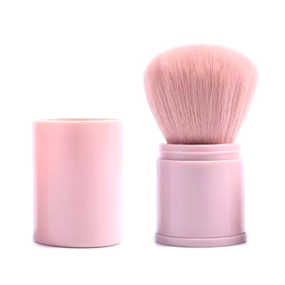 Retractable Kabuki-Makeup Brushes Powder Brush Small Travel Makeup Brushes Makeup Tool for Loose Powder Cream