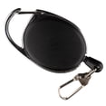 Retract Key Chain Small, Retractable Key Chain Recoil Black Keyring - Ideal for Keychains ...