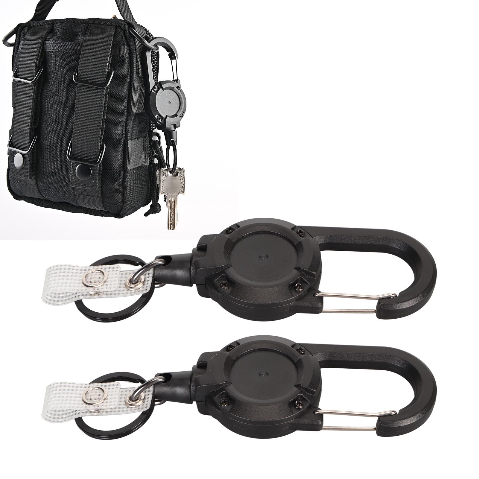 Retractable Key Holder, High Retractable Keychain For ID Card