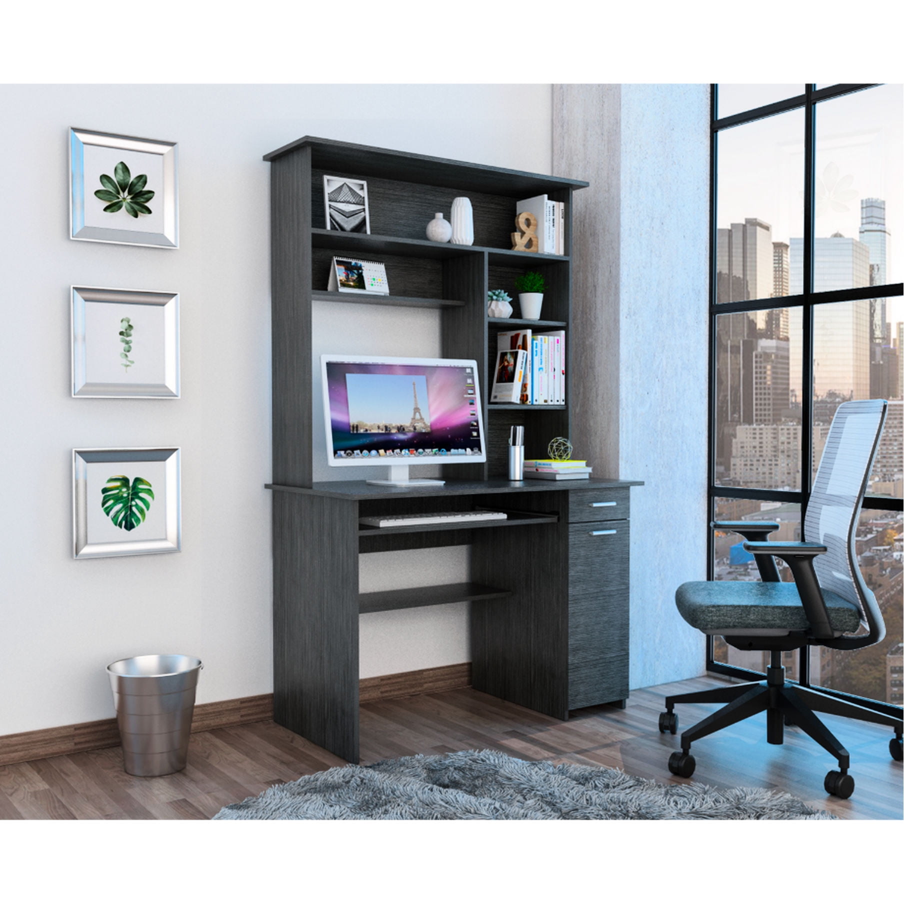 Retractable Keyboard Function + Classic Style - Office Desk for ...
