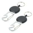 thumbnail image 1 of Retractable Keychain 2 Pcs Outdoor Keychains Utility Fob Lanyard for Keys ID Badge Clips Alloy, 1 of 6