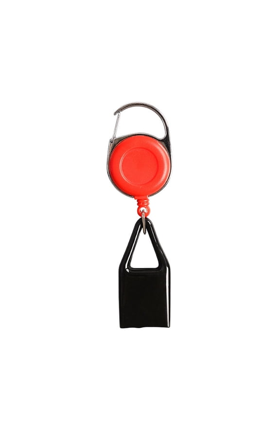 Retractable Keychain with Anti-Loss Clip, Portable Key Holder for Travel, Camping, Hiking, Home and Everyday Carry, ABS Alloy and Silicone Construction, 12cm Compact Design