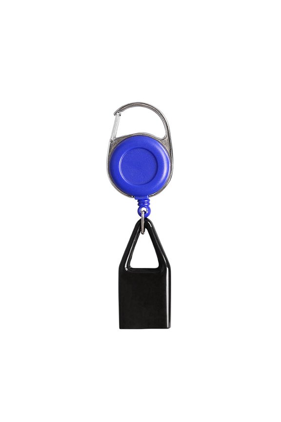Retractable Keychain with Anti-Loss Clip, Portable Key Holder for Travel, Camping, Hiking, Home and Everyday Carry, ABS Alloy and Silicone Construction, 12cm Compact Design