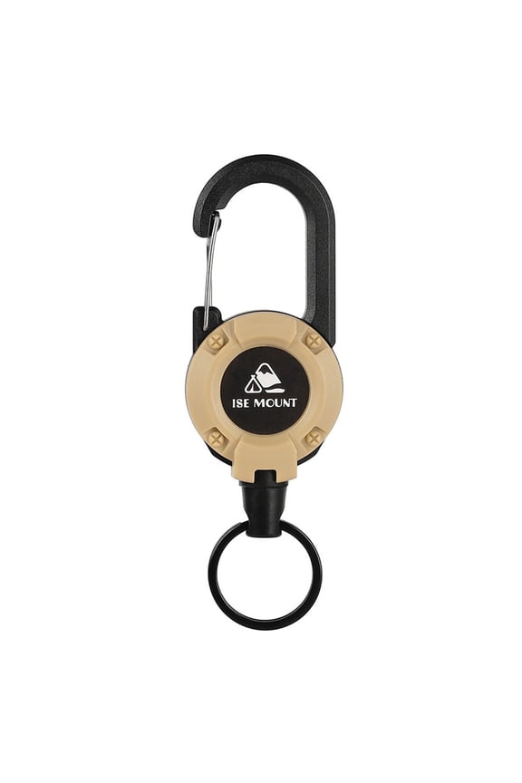 Retractable Keychain Heavy Duty Badge Reel with Retraction Multitool Carabiner