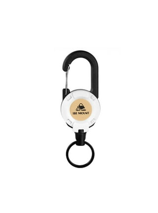 1 ALAZCO Heavy Duty Retractable Key Chain & Badge Reel Holder W/ Carab –  Alazco