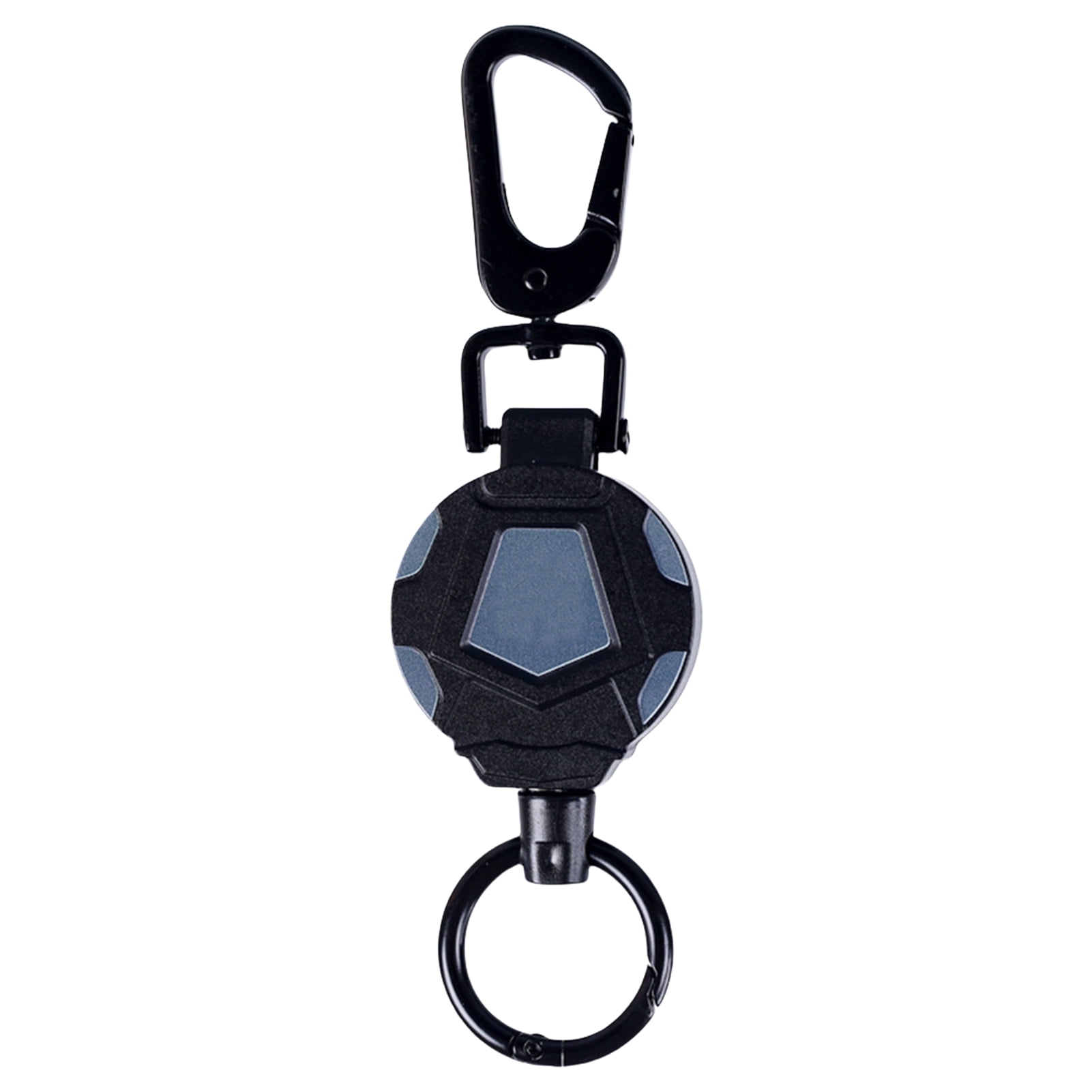 Retractable Keychains, Quick Release Carabiner Clip Badge Reel, Metal ...