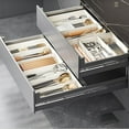 thumbnail image 1 of Retractable Kitchen Drawer Organizer, Expandable Storage Box with Detachable Partitions, Household Sorting Tray for Efficient Home Organization, 1 of 10
