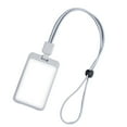 thumbnail image 1 of Retractable Lanyard Card Holder Set Water Resistant Card Case Holding 2 Cards, 1 of 7