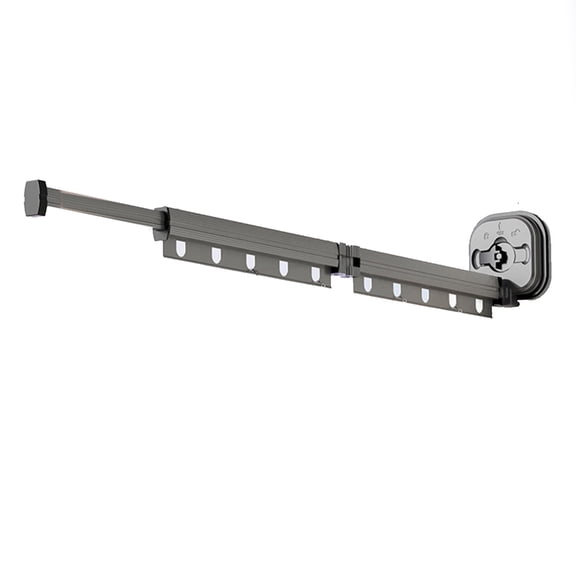 Retractable Laundry Hanger with Suction Cup Innovative Clothes Airer for Balcony