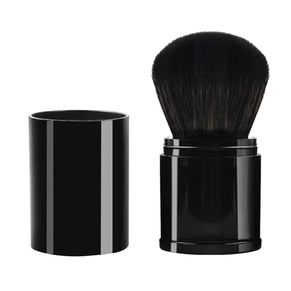 Retractable Makeup Brush Brush Portable Travel Powder Brushes with Cover for Face, Buffing, Sculpting