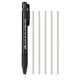 thumbnail image 1 of Retractable Mechanical Eraser and 5 Replacement Refills, Mechanical 3.8 mm Pen Style Erasers for Artists Drawing Painting, Adult Office, Classroom, Home, 1 of 9