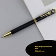 thumbnail image 1 of Retractable Metal Ballpoint Pen, Rose Flower Design Smooth Writing Pen for Business & Office, 1 of 5