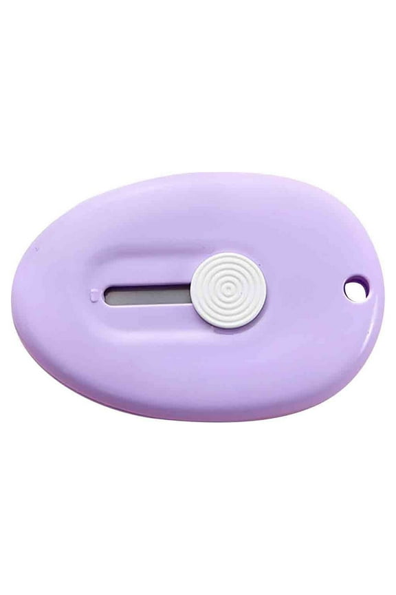 Retractable Mini Utility Knife – Portable Cutter for Opening Courier Boxes, Student Account Paper Cutting, Snap Off Blade, Safety Lock, Keychain Size