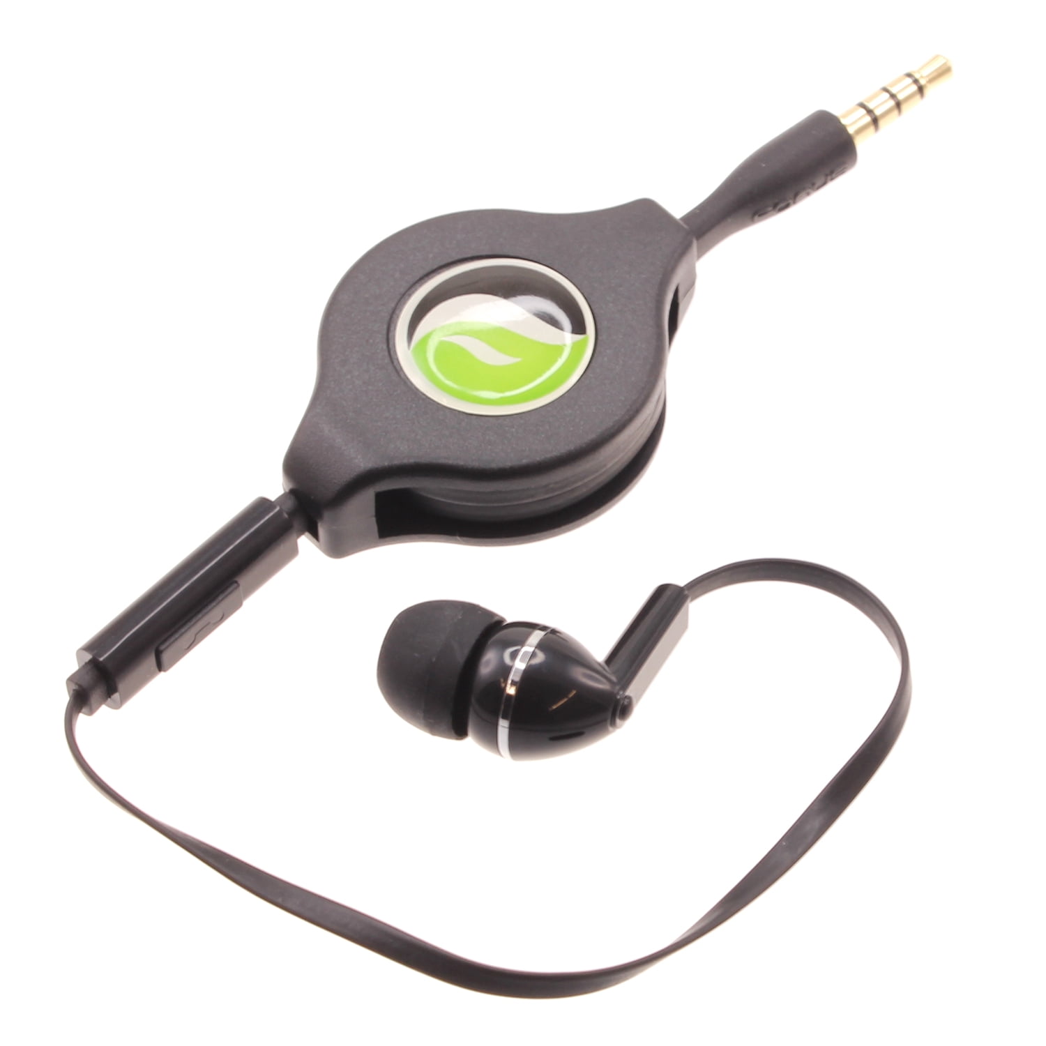 Retractable Mono Earphone Headphone for Motorola Moto G 5G (2022)/Moto G 5G (2023)/Moto 5G (2024)/Moto 5G (2025)  - 3.5mm w Mic Headset Handsfree Earbud Earpiece Microphone
