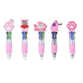 thumbnail image 1 of Retractable Multicolored Pen 4 Color-in-1 Ballpoint Pens 0.7mm Tip for Student Writing Note Taking Journaling, 1 of 9