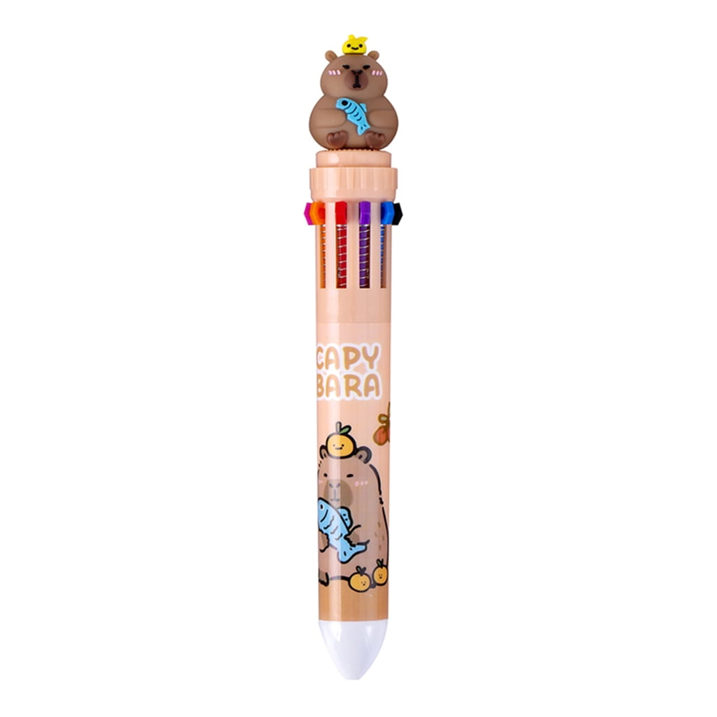 Retractable Multicolored Pen for Writing Noting Journaling Color Coding ...